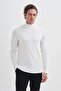 Slim Fit viscose blended premium half fisherman sweater-30310 - 4