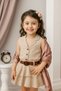 Girl's Linen Vest and Skirt Dress 2-Piece Set