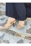 Women's Stiletto Heeled Slippers Fahrincim Nude Skin