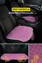 Ergonomic, Orthopedic, Faux Leather Quilted Luxury Lacasa Car Seat Cover-Cushion (Set of 3) - 7