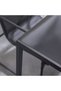 Sable 1+6 Seater Outdoor Dining Set | 7 pc Water-Resistant Steel Frame Patio Furniture - Black - 7