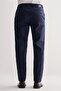 Navy Blue Side Pocket Straight Leg Cotton Comfort Fit Chino Casual Trousers 1003255167 - 4