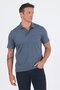 Smoked Short Sleeve Polo Neck Pocket Classic Standard Size T-Shirt 1011250173