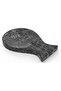 Marble Spoon Rest 8" Black Handmade Utensil Holder for Kitchen, Stove Top Cooking Spoon Rest - 6
