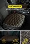 Ergonomic, Orthopedic, Faux Leather Quilted Luxury Lacasa Car Seat Cover-Cushion (Set of 3) - 7