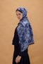 Paradise Kashmir Shawl - Navy Blue - 5