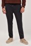 Men's Regular Fit Comfortable Cut Pocketed Elastic Waist Lace-Up Jogger Gray Trousers