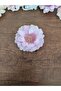 Small Size Pearl Rubber Buckle with Water Lily Flower Figure 1 Piece - 2