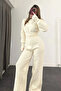 Women's Cropped Finger-Loop Knit Set