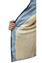 Boys/Girls Cross-Zipper Model Coat with Removable Hood and Plush Lining Inside, Nova Fabric, Ice Blue Color - 3