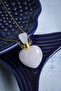 Certified Pink Quartz Natural Stone Essence Bottle / Pendant - 5