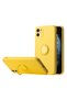 Protective case compatible with Apple iPhone 13 Pro Max Liquid Silicone Ring Yellow - 4