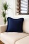 Ruffled Blue Throw Pillow Cover Decorative Bohemian Soft Sofa Back Cushion Gift Christmas 45X45 - 2