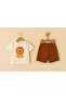 Embroidery Detailed Baby Boy Set - (6-36 Months) - Two Piece Set - 2