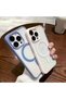 TPU Transparent Colorful Border Shockproof Magnetic Phone Case for iPhone 17/16 Pro Max - 5