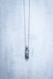 Certified Fluorite Natural Stone Essence Bottle Pendant - 3