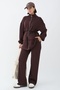 Double Pocket Piped Suit - Brown - 4