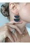 Black Dangle Women's Earrings - 2