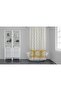 Bathroom Curtain 1X100X200 Single Panel Shower Curtain with Rings Shower Cabin Curtain 4910 White - 2