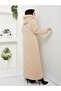Women's Fullly Padded Waist with Lace-Up Nova Fabric Tesuture Coat - 3
