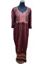 African Fabric 100% Cotton Kaptan Embroidery Fabric Design 102 (Maroon) (Latest New 2025 Premium Lim - 2