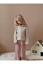Girl's Cotton Ribbed Winter Suit