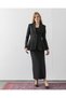 Flounce Blazer and Skirt Two-Piece Set - 4