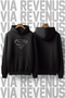 Printed hooded sweatshirt
