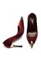 Gold Detail Nubuck Women's Evening Dress Shoes 4035 - 3