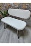 Bohemian New Model Chair Cover Brick Pattern Cream Color - 6