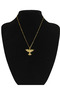Women's Glitter Wings Gold Necklace - 3