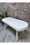 Bohemian New Model Chair Cover Brick Pattern Cream Color - 7