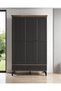 Silva 3 Kapılı Dolap / %100 MDF / Antrasit