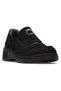 Women's Genuine Leather Casual Daily Shoes 25K D25Ka-7105 Z Black Nubuck - 4