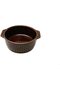 Stripe Emboss Round Bakeware Brown