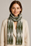 Baklava Patterned Knitwear Scarf