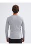 Özmarka New Season Crew Neck Basic Long Sleeve Men's T-Shirt - 4