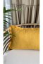 Tasseled Mustard Yellow Throw Pillow Cover - 2