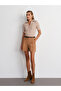 10814 Polo Neck Soft Textured Knit Sweater-Beige Melange - 3