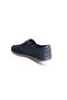 Navy Blue 641 Genuine Leather Full Orthopedic Daily Men's Shoes - 5