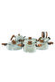 16 Piece Steel Cookware Set - Gold - 2