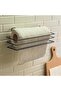 Black Metal Towel Rail with Adhesive, High Quality Towel Rail - 5