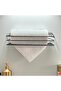 Black Metal Towel Rail with Adhesive, High Quality Towel Rail - 6