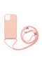 حافظة LCKC Ropi متوافقة مع هاتف iPhone 12 Mini - وردي فاتح