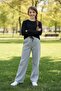 School and Casual Combination Long Sleeve T-Shirt and Pipe Leg Sweatpants - 7