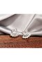 Elegant Earrings for Women with Silver Color Stone
