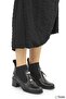 Women's Short Thick Heeled Laceless Genuine Leather Orthopedic Short Classic Boots M26/Kb1805 - 3