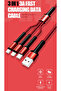 كابل USB أحمر LC93 3 في 1-LCKC - 4