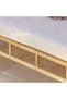 Serena 2-Seater Outdoor Sofa Set| Steel Frame Garden Furniture | Modern Patio Seating - White/Bamboo - 7