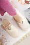 Women's House Slippers Plush Washable Wool-Lined Fur-Trimmed Slippers Guest Trousseau Bundle Bridal Slippers - 4